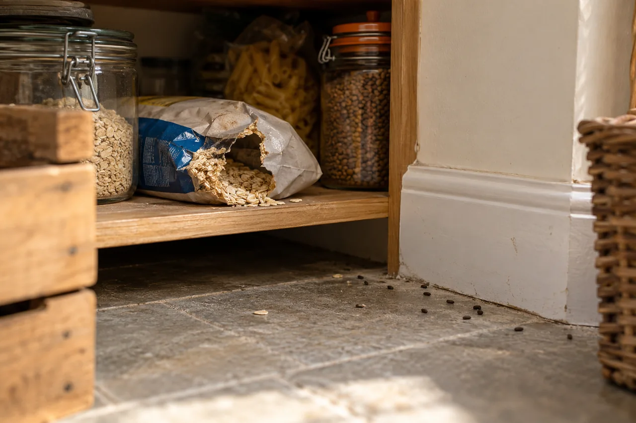 Illustrative property area relevant to mice control