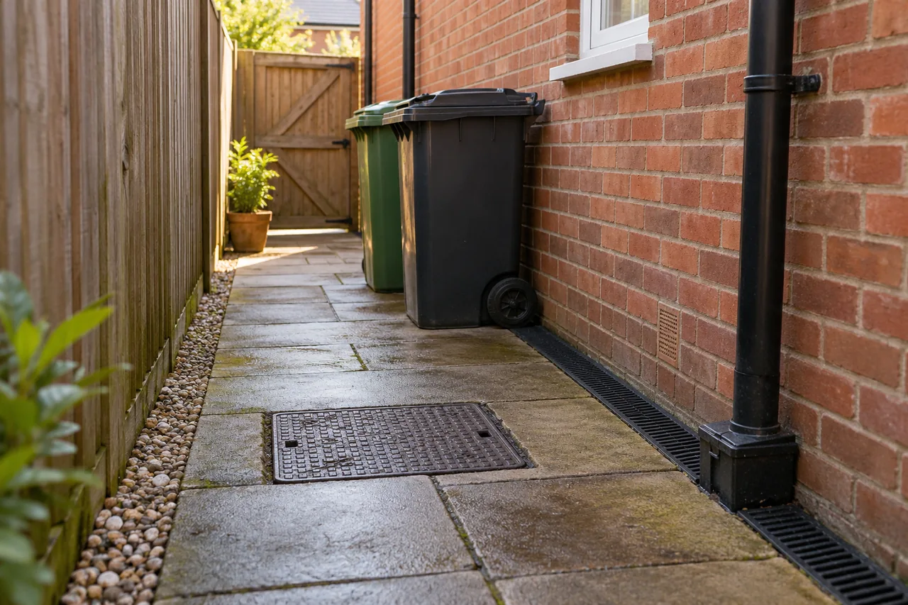 Illustrative property area relevant to rat control